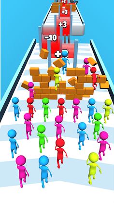 Stickman Run Race 3D Game - Screenshot 1