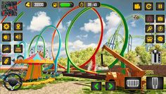 Roller Coaster Builder Game - Screenshot 4
