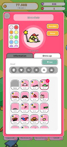 MomoTopia - Momokets Idle game - Screenshot 2