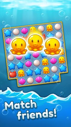 Ocean Friends : Match 3 Puzzle - Screenshot 1