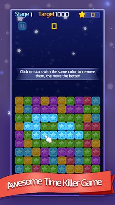 Pop Star- Free Puzzle Game 202 - Screenshot 1