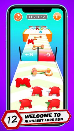 ABC Alphabets Merge Run Fight - Screenshot 1