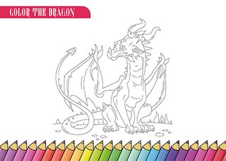 Dragon Coloring - Screenshot 1
