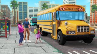 City School Bus Driving 2023 - Screenshot 2