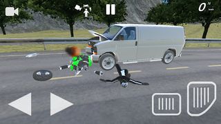 Moto Crash Simulator: Accident - Screenshot 2