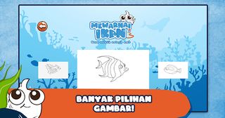Motorik Anak : Mewarnai Ikan - Screenshot 2