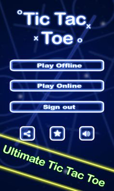 Tic Tac Toe Online Game - Screenshot 1
