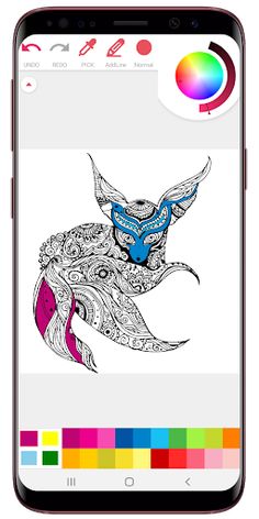 Animal Mandala Coloring Book - Screenshot 4