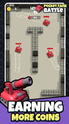 Pocket tank battle - Screenshot 4
