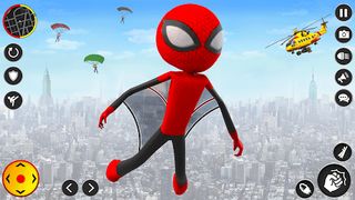 Spider Stickman Game Rope Hero - Screenshot 1
