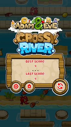 Adam and Eve: Crossy River - Screenshot 3