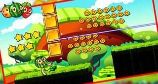Fruit Watermelon Dash Runner - Screenshot 1