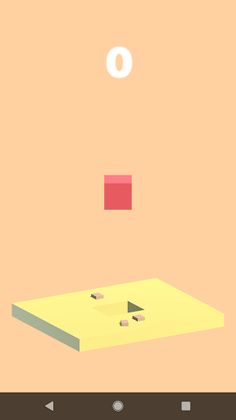 Cube Fall - Минималистическая  - Screenshot 2