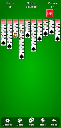 Spider Solitaire - Screenshot 3