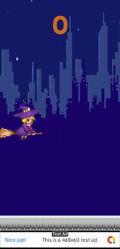 Flappy Witch - Screenshot 1