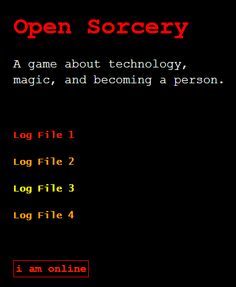 Open Sorcery - Screenshot 1