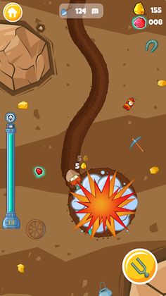 Diggy: Gold Rush - Screenshot 2