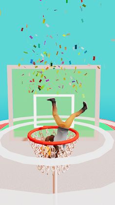 Mini basketball fun sport game - Screenshot 1