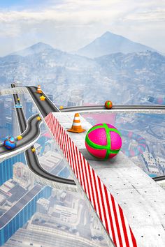 Crazy Rolling Ball 3D Game - Screenshot 2
