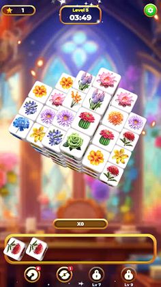 Flower Roll Mania: Flower Cube - Screenshot 1