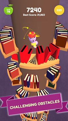 Book Worm Helix Bounce - Screenshot 3