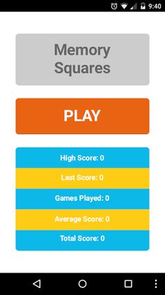Memory Squares Official - Screenshot 1