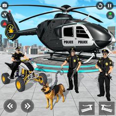 US Police ATV Transporter Game - Screenshot 1