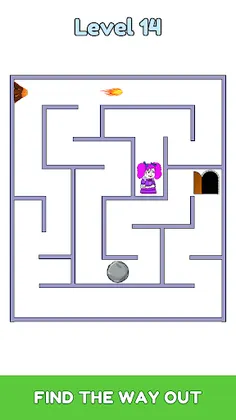 Maze Rescue: Save The Monster - Screenshot 1