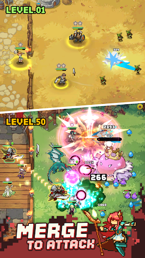 Pixel Defenders: Merge TD Game - Screenshot 2