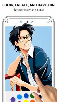 Anime AI Art Coloring Game - Screenshot 1