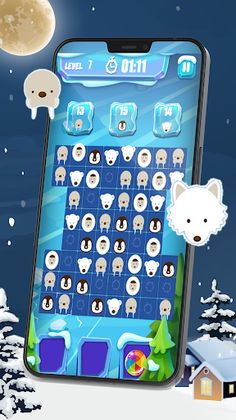 Winter Animal Match - Screenshot 2