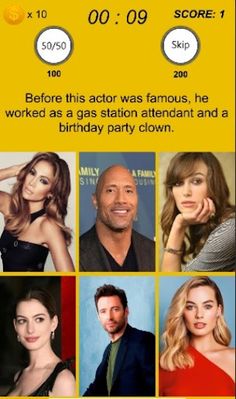 Hollywood Unbelievable Quiz - Screenshot 2