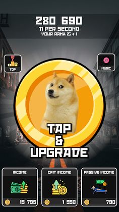 Crypto Clicker Doge Coin Idle - Screenshot 2