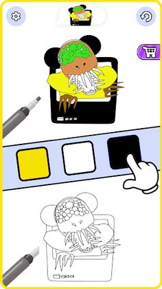 Amanda Coloring adventure III - Screenshot 2