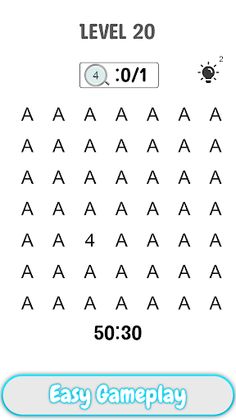 Odd 1 Out Letter Word Puzzle - Screenshot 3