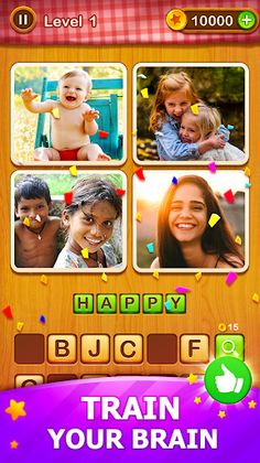 4 Pics Guess Word -Puzzle Game - Screenshot 1