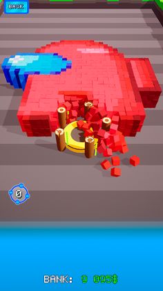 Cube Mess: Demolish pixel art - Screenshot 1