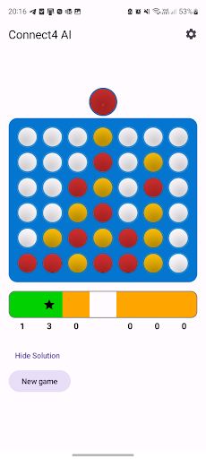 4 in a row - AI & Solver - Screenshot 4