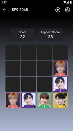 SF9 2048 Game - Screenshot 4