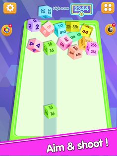 Chain Cube: 2048 merge Game - Screenshot 1