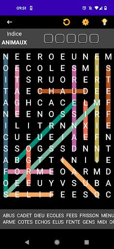 Mots Mêlés Français - Screenshot 3
