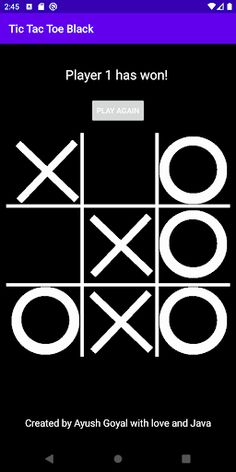 Tic Tac Toe Black - Screenshot 3