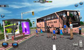 Offroad School Bus Drive Games - Screenshot 2
