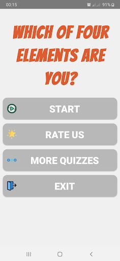 Which Element Are You? - Screenshot 1