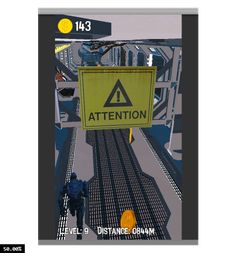 Sci-Fi Runner - Screenshot 3