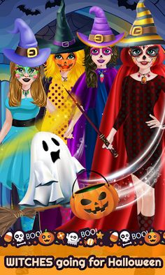 Cute Girl Halloween Makeup Art - Screenshot 4