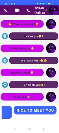 Grimace Fake Call Prank Video - Screenshot 4
