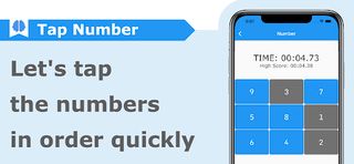 Brain training game/Tap Number - Screenshot 1