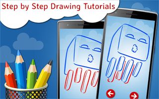 How to Draw Minecraft step by  - Screenshot 1