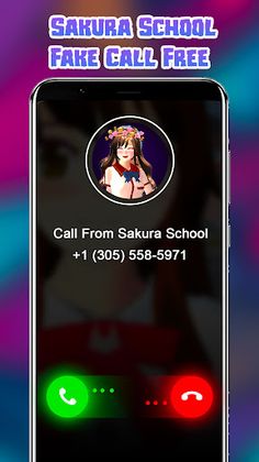 Sakura School Call & Chat - Screenshot 2